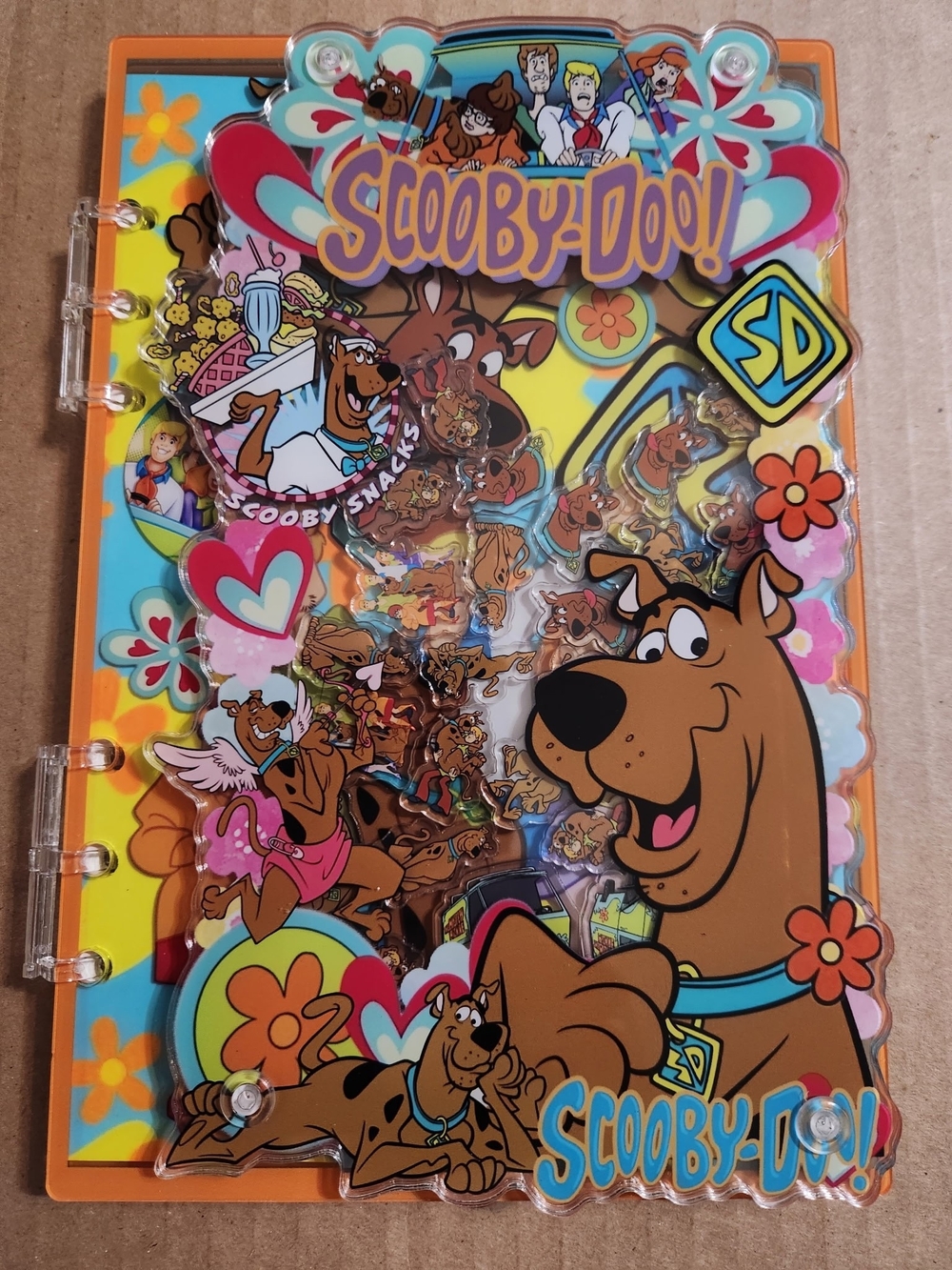 Scooby Doo A5 Acrylic Shaker Notebook